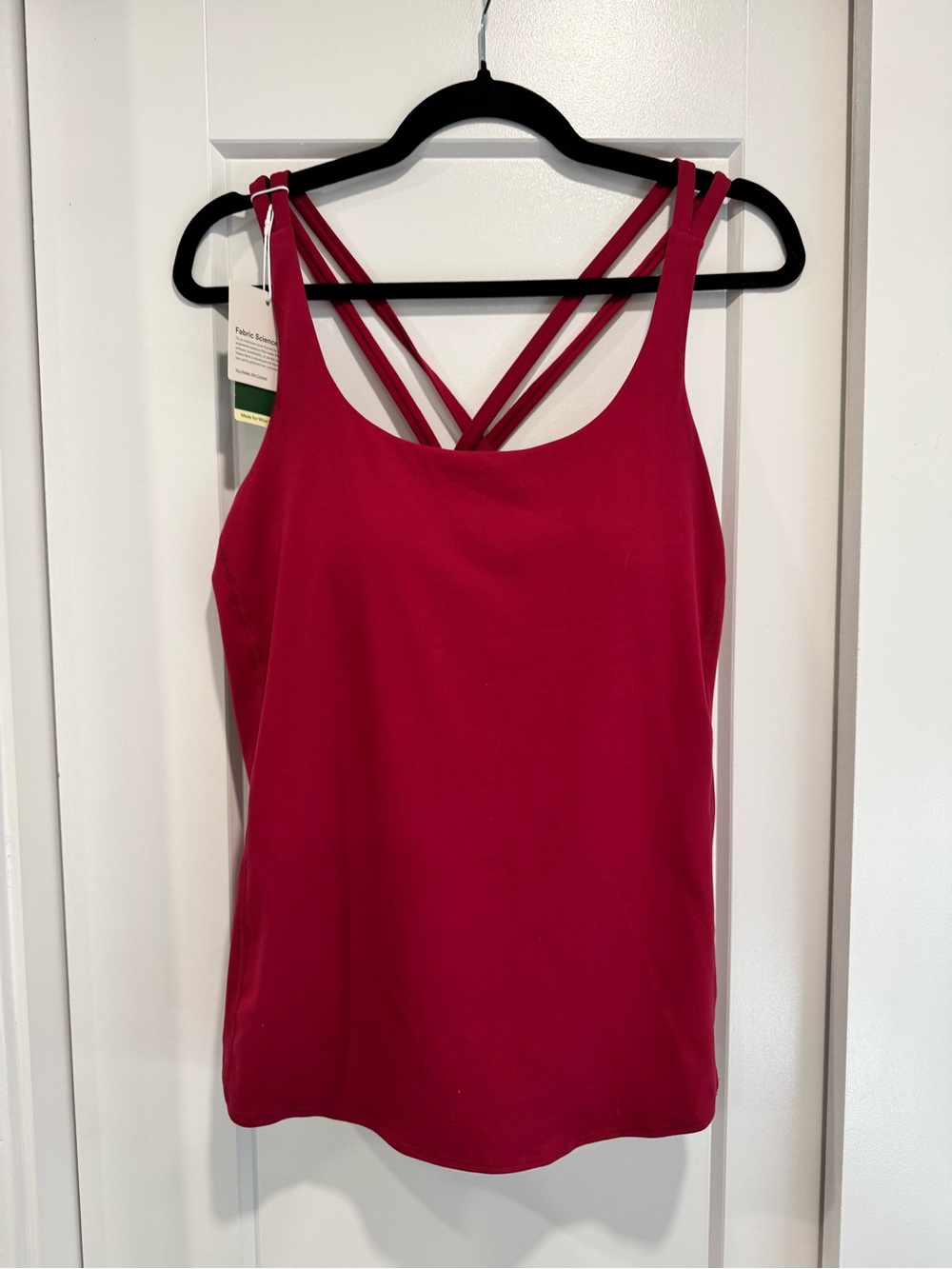 HALARA Double-Strap Tank Top in Fuchsia